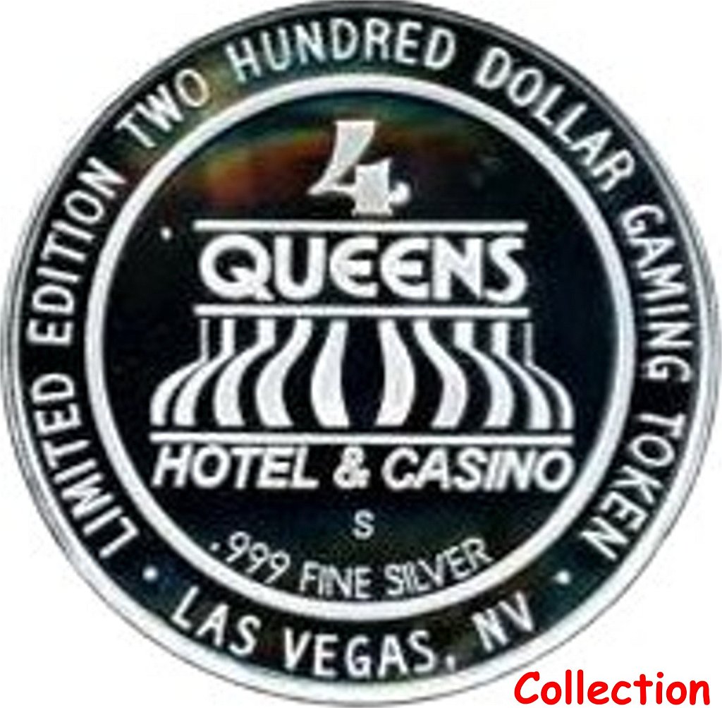 -200 Four Queens Queen of Hearts  silver rev.